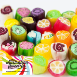 Fruit Assorted Rock Candy Jar 170g