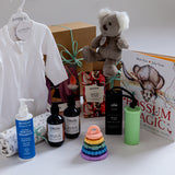 Corporate baby gift hamper Australia designed for employee maternity leave gifts, newborn celebrations and client gifting.