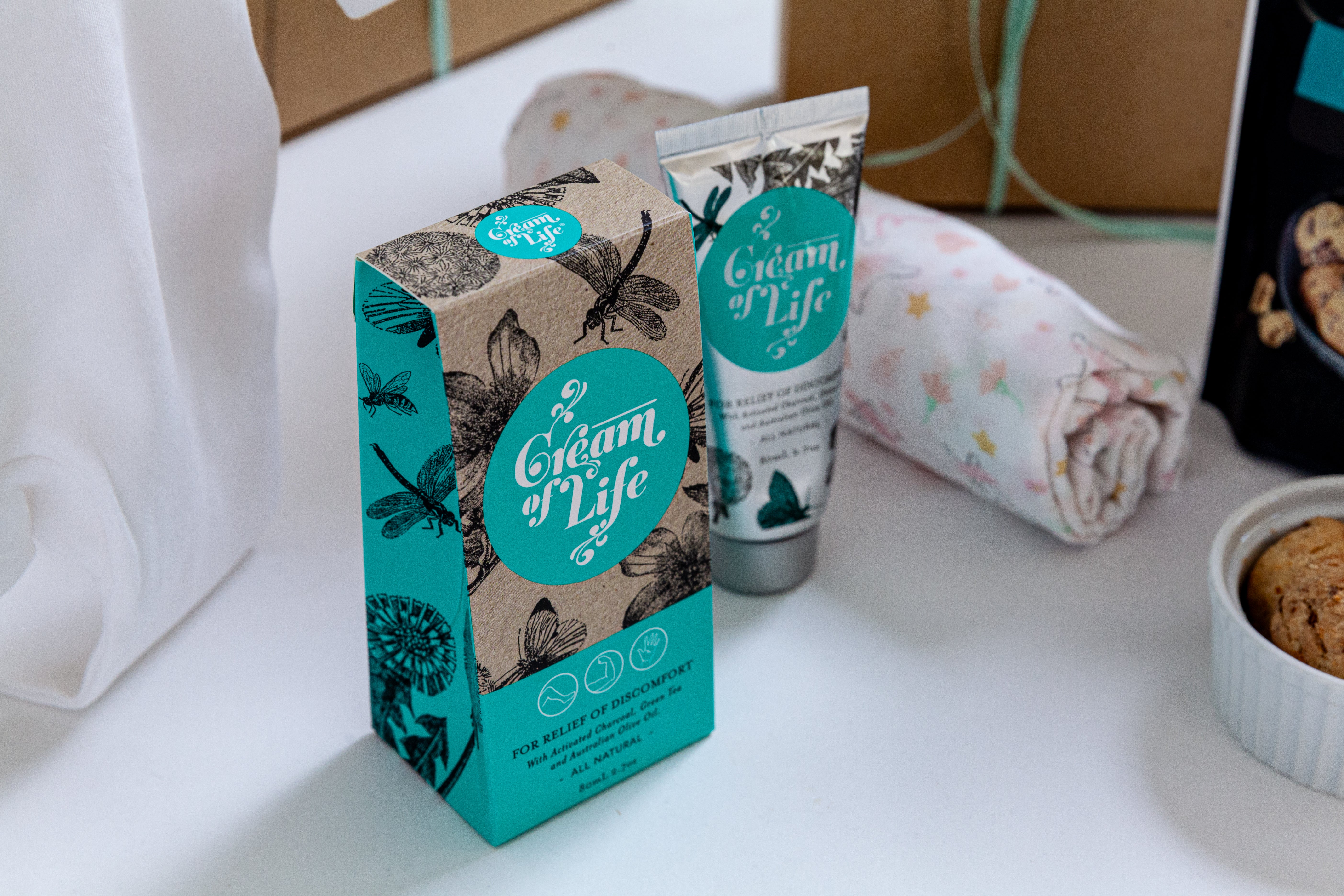 Nourishing cream for hand and body, Olieve and Olie cream of life. Maternity leave gift Australia with luxury pamper products, baby essentials and meaningful gifts for expecting mothers.