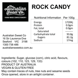 Fruit Assorted Rock Candy Jar 170g
