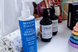 MooGoo gentle shampoo for baby. Baby and mum gift box with organic baby products, self-care gifts and beautiful keepsakes for new parents. Baby boy hamper, baby hamper, baby girl hamper Australia